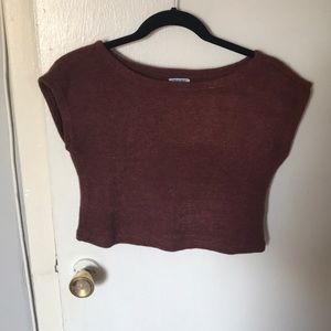 Knitted crop top